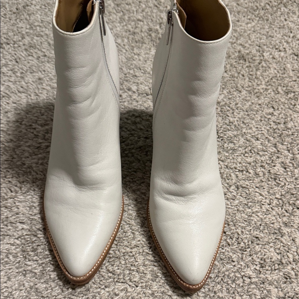 Marc fisher Women's White Ankle Boots - Picture 2 of 8